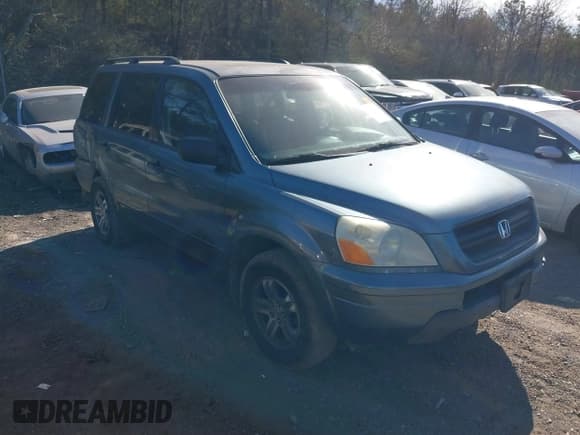 ✅ 2005 Honda Pilot EX-L • VIN: 2HKYF18775H564103 • Lot: 41685955. Listed on IAAI with 270,345 mi. Free auction sales archive from the USA and detailed vehicle history report at DreamBid. Image 1.