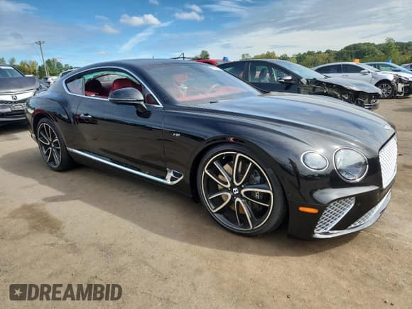 ✅ 2022 Bentley Continental GT GT V8 • VIN: SCBCG2ZG5NC092767 • Lot: 71908575. Listed on Copart with 10,231 mi. Free auction sales archive from the USA and detailed vehicle history report at DreamBid. Image 4.