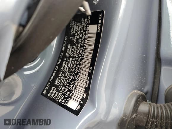 ✅ 2019 Honda Civic Type R Touring • VIN: SHHFK8G7XKU206080 • Lot: 54005174. Wystawiony na Copart z przebiegiem 40 665 mil. Bezpłatny archiwum sprzedaży aukcyjnych z USA i szczegółowy raport historii pojazdu na DreamBid. Zdjęcie 12.