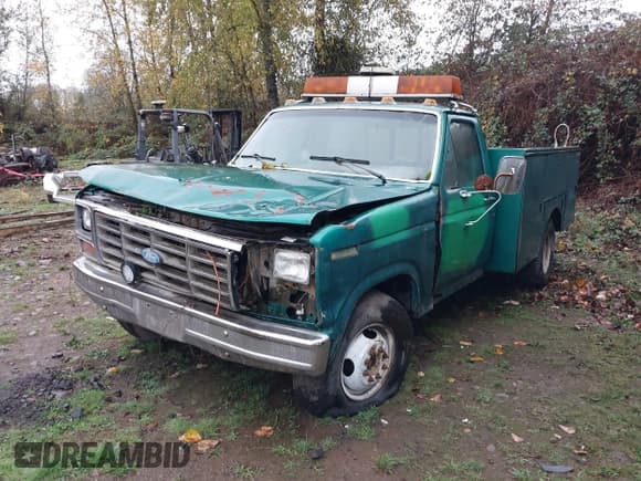 ✅ 1984 Ford F-350 • VIN: 1FTJF3510EPA32743 • Lot: 43579014. Listed on IAAI with 94,687 mi. Free auction sales archive from the USA and detailed vehicle history report at DreamBid. Image 2.
