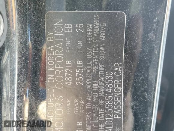 ✅ 2008 Kia Amanti • VIN: KNALD125585148530 • Лот: 81527924. Опубликован ранее на Copart с пробегом 117 568 миль. Бесплатный доступ к архиву аукционных продаж из США и подробный отчёт об истории автомобиля на DreamBid. Изображение 12.