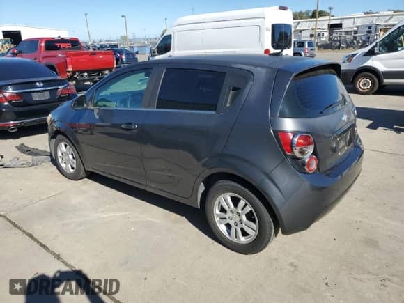 2013 Chevrolet Sonic LT with VIN 1G1JC6SG6D4230173, listed as a Copart auction lot 82782885 with 190,906 mi miles and Salvage title. Bid and sale history available at DreamBid. Image 2.