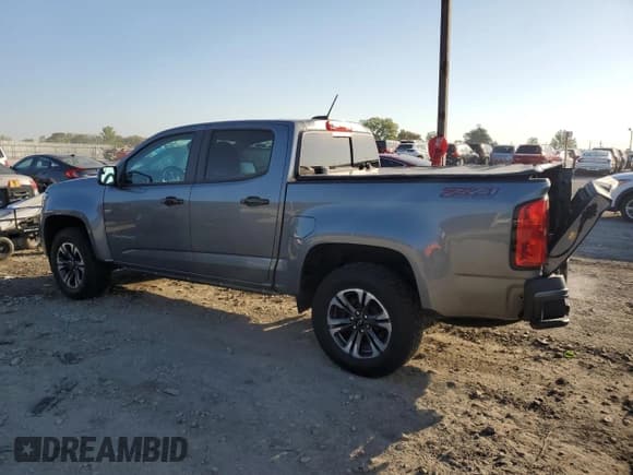 ✅ 2022 Chevrolet Colorado 4WD Z71 • VIN: 1GCGTDEN5N1320076 • Lot: 81859805. Listed on Copart with 72,396 mi. Free auction sales archive from the USA and detailed vehicle history report at DreamBid. Image 2.