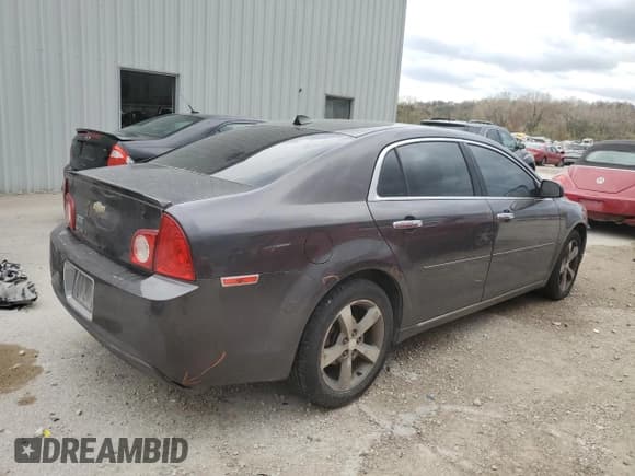 ✅ 2012 Chevrolet Malibu 1LT • VIN: 1G1ZC5E05CF246704 • Lot: 78274014. Listed on Copart with 182,682 mi. Free auction sales archive from the USA and detailed vehicle history report at DreamBid. Image 3.