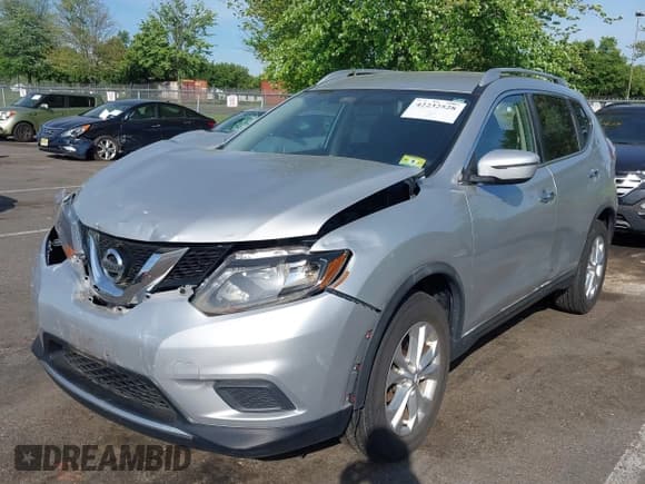 ✅ 2016 Nissan Rogue SV • VIN: KNMAT2MV5GP713667 • Lot: 42232528. Listed on IAAI with 152,220 mi. Free auction sales archive from the USA and detailed vehicle history report at DreamBid. Image 2.