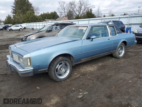 ✅ 1985 Oldsmobile 88 • VIN: 1G3BY37Y7FY316231 • Lot: 43851075. Wystawiony na Copart z przebiegiem 82 641 mil. Bezpłatny archiwum sprzedaży aukcyjnych z USA i szczegółowy raport historii pojazdu na DreamBid. Zdjęcie 1.