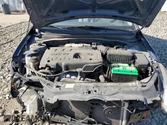 2008 Hyundai Accent GLS z VIN KMHCN46C48U229286, wystawiony jako Copart lot #75545734 z przebiegiem 107 962 mil mil oraz Szkoda całkowita • Salvage title. Historia ofert i sprzedaży dostępna na DreamBid. Obrazek 11.