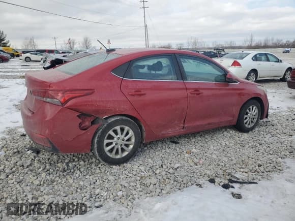 ✅ 2022 Hyundai Accent SEL • VIN: 3KPC24A61NE155494 • Лот: 44564665. Опубликован ранее на Copart с пробегом 62 029 миль. Бесплатный доступ к архиву аукционных продаж из США и подробный отчёт об истории автомобиля на DreamBid. Изображение 3.