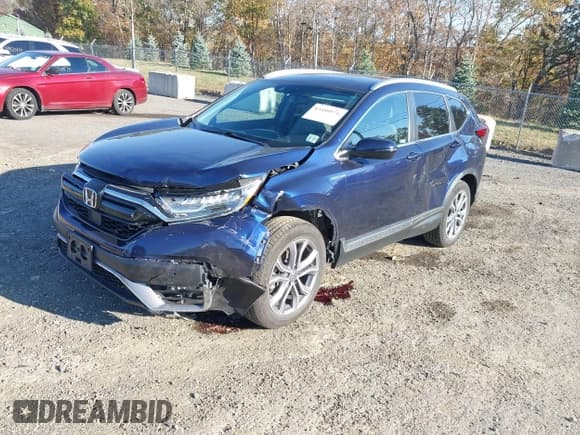 ✅ 2022 Honda CR-V Touring • VIN: 5J6RT6H99NL024642 • Lot: 43480976. Listed on IAAI with 68,535 mi. Free auction sales archive from the USA and detailed vehicle history report at DreamBid. Image 18.