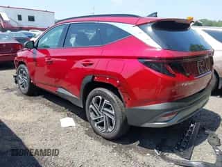 2025 Hyundai Tucson Limited with VIN KM8JEDD17SU263531, listed as a IAAI auction lot 42830328 with 10,407 mi miles and . Bid and sale history available at DreamBid. Image 3.