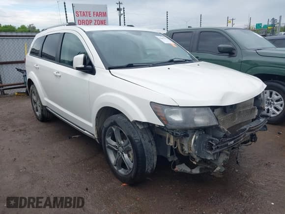 ✅ 2017 Dodge Journey Crossroad Plus • VIN: 3C4PDCGB1HT676533 • Лот: 42105497. Опубликован ранее на IAAI с пробегом 121 287 миль. Бесплатный доступ к архиву аукционных продаж из США и подробный отчёт об истории автомобиля на DreamBid. Изображение 1.