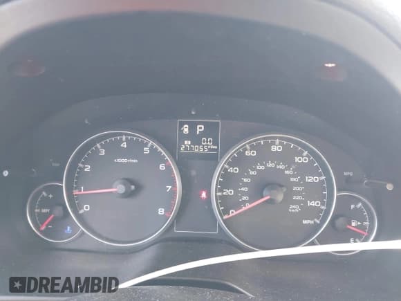 ✅ 2014 Subaru Legacy Premium • VIN: 4S3BMBE61E3012749 • Lot: 43810894. Listed on IAAI with 277,055 mi. Free auction sales archive from the USA and detailed vehicle history report at DreamBid. Image 7.