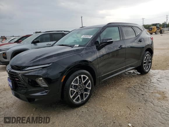 ✅ 2025 Chevrolet Blazer RS • VIN: 3GNKBKRS7SS161483 • Lot: 53404285. Listed on Copart with 6 mi. Free auction sales archive from the USA and detailed vehicle history report at DreamBid. Image 1.