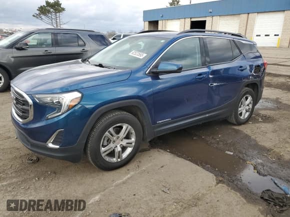 ✅ 2020 GMC Terrain SLE • VIN: 3GKALMEV7LL154935 • Lot: 92523595. Listed on Copart with 104,776 mi. Free auction sales archive from the USA and detailed vehicle history report at DreamBid. Image 1.