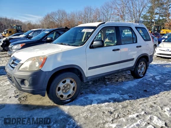 ✅ 2006 Honda CR-V LX • VIN: SHSRD78596U439611 • Lot: 95164675. Listed on Copart with 176,179 mi. Free auction sales archive from the USA and detailed vehicle history report at DreamBid. Image 1.