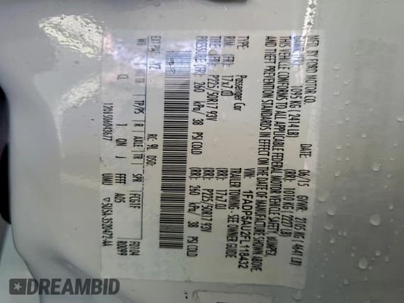 ✅ 2015 Ford C-Max SE • VIN: 1FADP5AU2FL118432 • Лот: 92762325. Опубликован ранее на Copart с пробегом 55 641 миль. Бесплатный доступ к архиву аукционных продаж из США и подробный отчёт об истории автомобиля на DreamBid. Изображение 13.