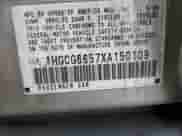 1999 Honda Accord LX z VIN 1HGCG6657XA150109, wystawiony jako Copart lot #85397155 z przebiegiem 132 685 mil mil oraz Szkoda całkowita • Salvage title. Historia ofert i sprzedaży dostępna na DreamBid. Obrazek 12.