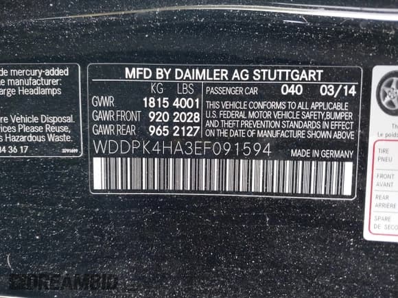 ✅ 2014 Mercedes-Benz SLK 250 • VIN: WDDPK4HA3EF091594 • Lot: 42471321. Wystawiony na IAAI z przebiegiem 54 949 mil. Bezpłatny archiwum sprzedaży aukcyjnych z USA i szczegółowy raport historii pojazdu na DreamBid. Zdjęcie 9.