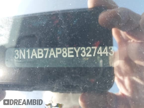 ✅ 2014 Nissan Sentra SV • VIN: 3N1AB7AP8EY327443 • Lot: 43744786. Listed on IAAI with 257,678 mi. Free auction sales archive from the USA and detailed vehicle history report at DreamBid. Image 9.