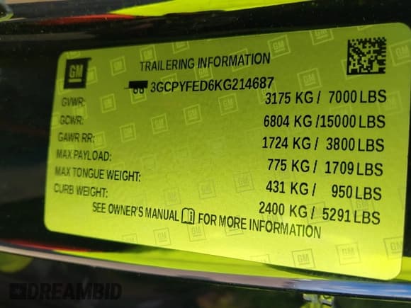 ✅ 2019 Chevrolet Silverado 1500 LT Trail Boss • VIN: 3GCPYFED6KG214687 • Лот: 42617025. Опубликован ранее на IAAI с пробегом 96 723 миль. Бесплатный доступ к архиву аукционных продаж из США и подробный отчёт об истории автомобиля на DreamBid. Изображение 9.