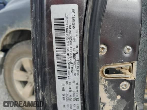 2016 Ram 1500 Tradesman with VIN 1C6RR7FG9GS267685, listed as a Copart auction lot 68825925 with 188,679 mi miles and Salvage title. Bid and sale history available at DreamBid. Image 12.