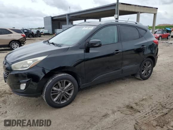 2015 Hyundai Tucson SE z VIN KM8JU3AG2FU063068, wystawiony jako Copart lot #73119014 z przebiegiem 150 596 mil mil oraz Czysty tytuł • Clean title. Historia ofert i sprzedaży dostępna na DreamBid. Obrazek 1.