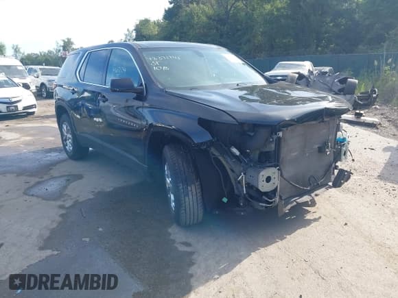 ✅ 2019 Chevrolet Traverse LS • VIN: 1GNEVFKW0KJ162114 • Lot: 43371734. Wystawiony na IAAI z przebiegiem 114 863 mil. Bezpłatny archiwum sprzedaży aukcyjnych z USA i szczegółowy raport historii pojazdu na DreamBid. Zdjęcie 1.