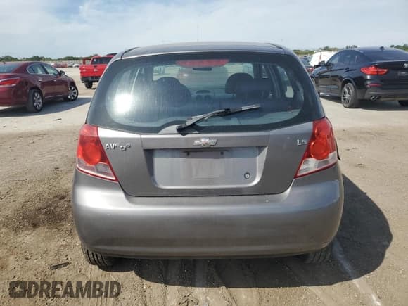 ✅ 2007 Chevrolet Aveo LS • VIN: KL1TD66687B742328 • Lot: 45870015. Wystawiony na Copart z przebiegiem 14 mil. Bezpłatny archiwum sprzedaży aukcyjnych z USA i szczegółowy raport historii pojazdu na DreamBid. Zdjęcie 6.