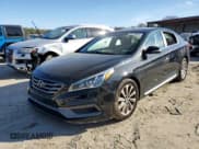 ✅ 2017 Hyundai Sonata Sport • VIN: 5NPE34AF7HH450217 • Лот: 45179883. Опубликован ранее на Copart с пробегом 123 405 миль. Бесплатный доступ к архиву аукционных продаж из США и подробный отчёт об истории автомобиля на DreamBid. Изображение 1.