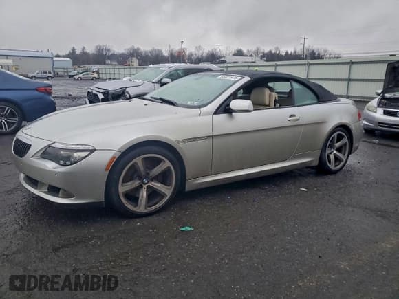 ✅ 2008 BMW 6 Series 650i • VIN: WBAEB53528CX61446 • Лот: 95021975. Опубликован ранее на Copart с пробегом Не указан. Бесплатный доступ к архиву аукционных продаж из США и подробный отчёт об истории автомобиля на DreamBid. Изображение 1.