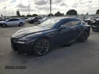 ✅ 2023 Lexus IS 350 F Sport • VIN: JTHGZ1B25P5060960 • Lot: 91018545. Listed on Copart with 30,696 mi. Free auction sales archive from the USA and detailed vehicle history report at DreamBid. Image 1.