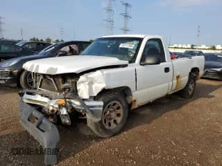 2007 Chevrolet Silverado 1500 Work Truck with VIN 3GCEC14X07G206225, listed as a Copart auction lot 81211395 with Not provided miles and Salvage title. Bid and sale history available at DreamBid. Image 1.