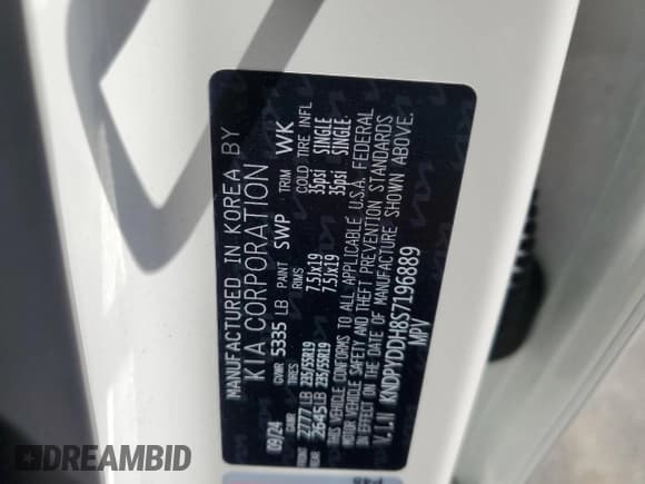 ✅ 2025 Kia Sportage X-Line • VIN: KNDPYDDH8S7196889 • Lot: 66393755. Wystawiony na Copart z przebiegiem 18 595 mil. Bezpłatny archiwum sprzedaży aukcyjnych z USA i szczegółowy raport historii pojazdu na DreamBid. Zdjęcie 14.