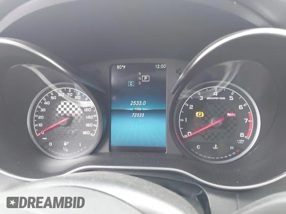 ✅ 2019 Mercedes-Benz C 43 AMG • VIN: WDDWJ6EB2KF856216 • Lot: 42607469. Listed on IAAI with 72,533 mi. Free auction sales archive from the USA and detailed vehicle history report at DreamBid. Image 7.