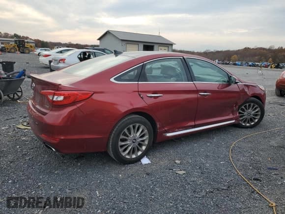 ✅ 2015 Hyundai Sonata Sport • VIN: 5NPE34AFXFH256360 • Lot: 92093495. Listed on Copart with 62,392 mi. Free auction sales archive from the USA and detailed vehicle history report at DreamBid. Image 3.