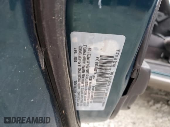 ✅ 1998 Subaru Legacy Outback • VIN: 4S3BG6851W7630049 • Lot: 63046644. Listed on Copart with 204,884 mi. Free auction sales archive from the USA and detailed vehicle history report at DreamBid. Image 13.