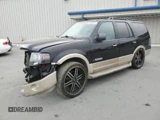 ✅ 2007 Ford Expedition Eddie Bauer • VIN: 1FMFU18567LA65203 • Lot: 84060025. Wystawiony na Copart z przebiegiem 150 177 mil. Bezpłatny archiwum sprzedaży aukcyjnych z USA i szczegółowy raport historii pojazdu na DreamBid. Zdjęcie 1.