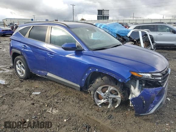✅ 2022 Hyundai Tucson SEL • VIN: 5NMJBCAE8NH034351 • Lot: 89550235. Listed on Copart with 67,933 mi. Free auction sales archive from the USA and detailed vehicle history report at DreamBid. Image 4.