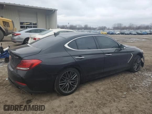 ✅ 2019 Genesis G70 Advanced • VIN: KMTG34LA4KU016698 • Lot: 44620145. Listed on Copart with 101,350 mi. Free auction sales archive from the USA and detailed vehicle history report at DreamBid. Image 3.