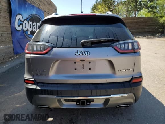 ✅ 2019 Jeep Cherokee Limited • VIN: 1C4PJMDX3KD133468 • Lot: 56223385. Listed on Copart with 108,215 mi. Free auction sales archive from the USA and detailed vehicle history report at DreamBid. Image 6.