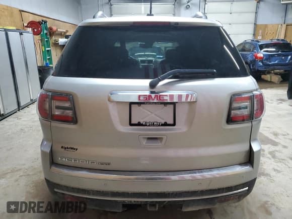 ✅ 2017 GMC Acadia Limited • VIN: 1GKKRSKD0HJ195912 • Lot: 90229085. Listed on Copart with 58,911 mi. Free auction sales archive from the USA and detailed vehicle history report at DreamBid. Image 6.
