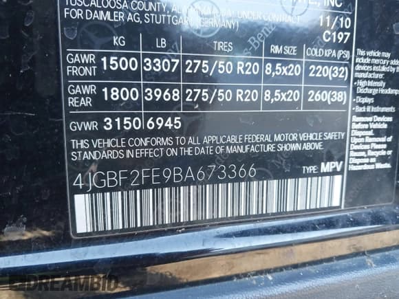 ✅ 2011 Mercedes-Benz GL 350 • VIN: 4JGBF2FE9BA673366 • Lot: 43574500. Listed on IAAI with 128,087 mi. Free auction sales archive from the USA and detailed vehicle history report at DreamBid. Image 9.