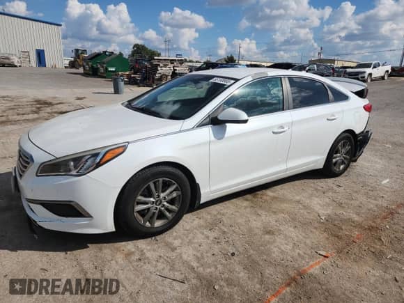 2016 Hyundai Sonata SE with VIN 5NPE24AF6GH324271, listed as a Copart auction lot 86168585 with 86,917 mi miles and Salvage title. Bid and sale history available at DreamBid. Image 1.
