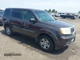 2014 Honda Pilot LX with VIN 5FNYF3H25EB016146, listed as a IAAI auction lot 43069631 with 195,981 mi miles and . Bid and sale history available at DreamBid. Image 1.
