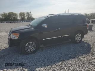 ✅ 2015 Nissan Armada Platinum • VIN: 5N1AA0NE7FN602472 • Lot: 80913085. Listed on Copart with 191,125 mi. Free auction sales archive from the USA and detailed vehicle history report at DreamBid. Image 1.