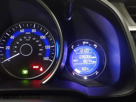 ✅ 2016 Honda Fit EX • VIN: JHMGK5H76GX041661 • Lot: 42162223. Listed on IAAI with 36,066 mi. Free auction sales archive from the USA and detailed vehicle history report at DreamBid. Image 7.