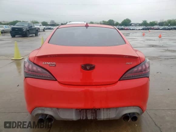 2014 Hyundai Genesis Coupe R-Spec with VIN KMHHT6KD9EU119688, listed as a Copart auction lot 51916485 with 172,949 mi miles and Clean title. Bid and sale history available at DreamBid. Image 6.