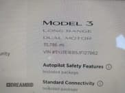 ✅ 2018 Tesla Model 3 Long Range Battery • VIN: 5YJ3E1EB5JF127862 • Lot: 43709587. Wystawiony na IAAI z przebiegiem 35 786 mil. Bezpłatny archiwum sprzedaży aukcyjnych z USA i szczegółowy raport historii pojazdu na DreamBid. Zdjęcie 15.