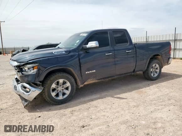2020 Ram 1500 Laramie with VIN 1C6RREDT3LN260891, listed as a Copart auction lot 56818155 with 149,019 mi miles and Salvage title. Bid and sale history available at DreamBid. Image 1.