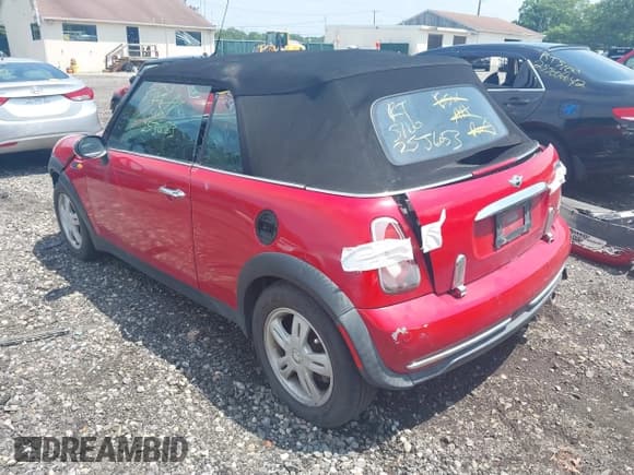✅ 2006 MINI Convertible • VIN: WMWRF33546TG13986 • Lot: 42634138. Listed on IAAI with Not provided. Free auction sales archive from the USA and detailed vehicle history report at DreamBid. Image 3.